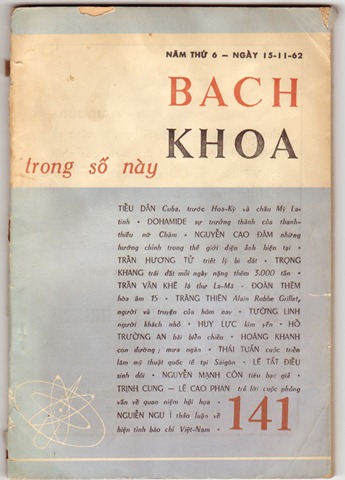 Tạp chí Bách Khoa (1962)